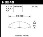 Hawk HP+ brake pads