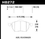 Hawk DTC-60 brake pads
