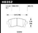 Hawk HPS brake pads