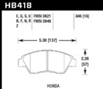Hawk DTC-60 brake pads