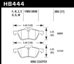 Hawk HP+ brake pads