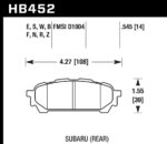 Hawk PC brake pads