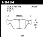 Hawk Blue 9012 brake pads