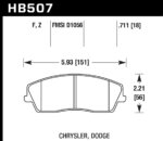 Hawk PC brake pads