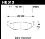 Hawk LTS brake pads