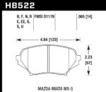 Hawk HP+ brake pads