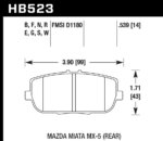 Hawk HP+ brake pads