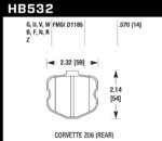 Hawk DTC-60 brake pads