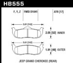 Hawk HPS brake pads