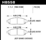 Hawk HPS brake pads