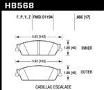 Hawk LTS brake pads