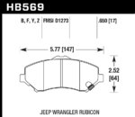 Hawk PC brake pads
