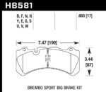 Hawk Blue 9012 brake pads