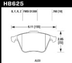 Hawk HPS brake pads