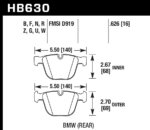 Hawk DTC-60 brake pads