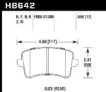 Hawk HP+ brake pads