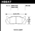 Hawk HPS brake pads
