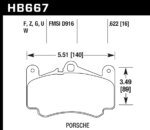 Hawk PC brake pads