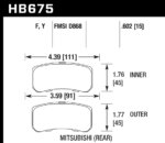 Hawk LTS brake pads