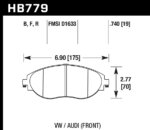 Hawk HPS brake pads