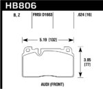 Hawk PC brake pads