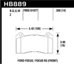 Hawk HP+ brake pads