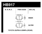 Hawk PC brake pads