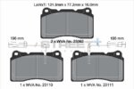 Pagid Street+ front brake pads for Honda NSX, Toyota GT 86