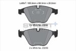 Pagid Street+ front brake pads for BMW 1, BMW 3