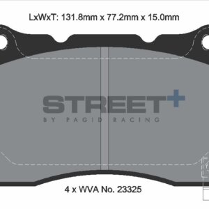 Pagid Street+ prednje kočione pločice za Honda NSX, Toyota GT 86