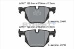 Pagid Street+ rear brake pads for BMW X6