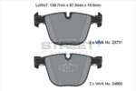 Pagid Street+ rear brake pads for BMW 1, BMW 3