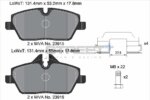 Pagid Street+ front brake pads for BMW 1, Mini MINI Convertible