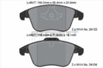 Pagid Street+ front brake pads for Land Rover Freelander, Land Rover Range Rover Evoque