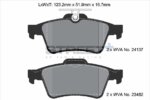 Pagid Street+ rear brake pads for Ford C-Max, Mazda 3