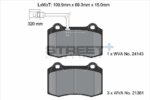 Pagid Street+ front brake pads for Alfa Romeo 156, Alfa Romeo 147