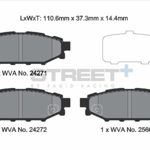 Pagid Street+ stražnje kočione pločice za Subaru Forester, Subaru Legacy