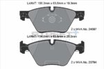 Pagid Street+ front brake pads for BMW 5, BMW X3