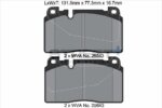 Pagid Street+ front brake pads for Porsche Macan, Audi SQ5