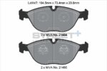 Pagid Street+ front brake pads for Audi TT, Chrysler Crossfire