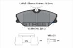 Pagid Street+ front brake pads for Renault Clio, Renault Megane
