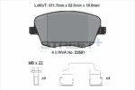 Pagid Street+ front brake pads for SEAT Cordoba, VW Polo