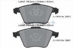 Pagid Street+ front brake pads for Ford Galaxy, VW Sharan