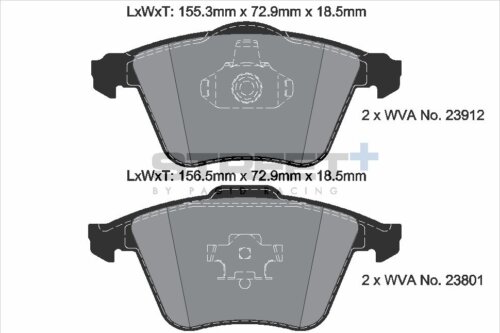 Pagid Street+ front brake pads for Ford Galaxy, VW Sharan