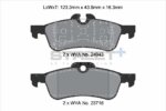Pagid Street+ rear brake pads for Mini MINI Convertible, Mini Mini