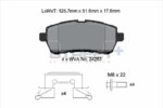 Pagid Street+ front brake pads for Suzuki Baleno, Ford Fiesta