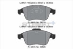 Pagid Street+ front brake pads for Renault Talisman