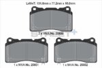 Pagid Street+ front brake pads for Honda Civic