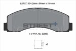 Pagid Street+ front brake pads for Ford Expedition, Ford F-150