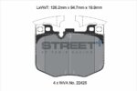 Pagid Street+ front brake pads for BMW 2, BMW 4